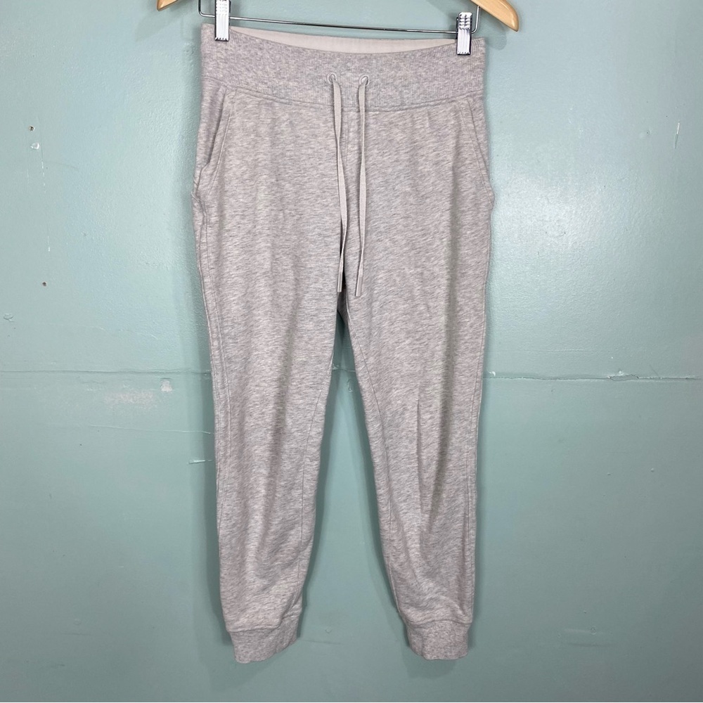 Lululemon Warm Down Jogger Gray Sz 4 W5BHKS